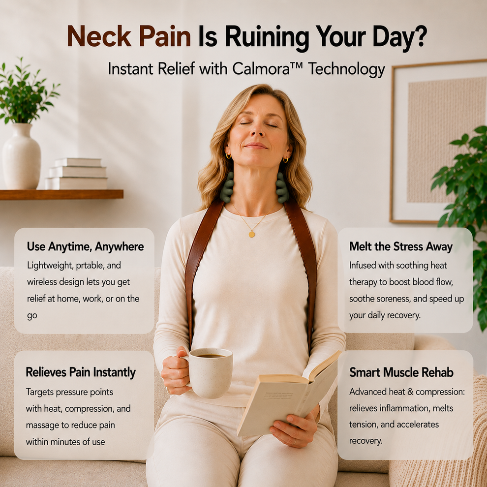 Lexefy™ Innovative Deep Kneading Neck & Shoulder Massager